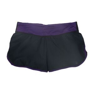SOLFIRE Womens Peak Athletic Workout Shorts, Black, NWT